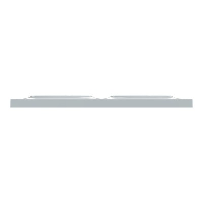 Schneider - Odace Styl - plaque Sable - 2 postes horizontaux ou verticaux entraxe 71mm - Réf : S520704B1