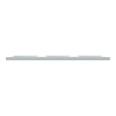 Schneider - Odace Styl - plaque Sable - 3 postes horizontaux ou verticaux entraxe 71mm - Réf : S520706B1