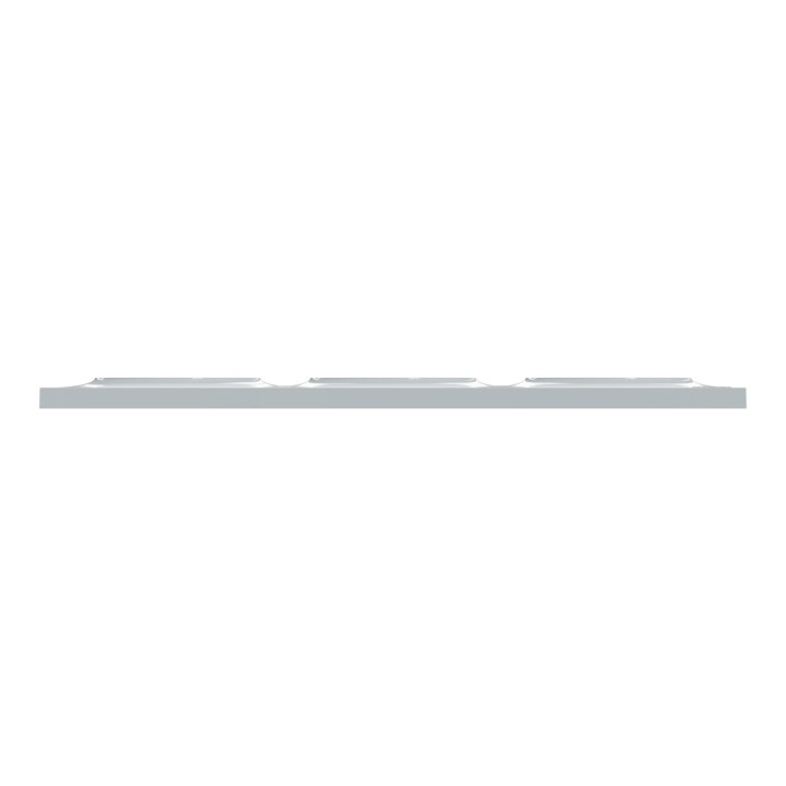 Schneider - Odace Styl - plaque Sable - 3 postes horizontaux ou verticaux entraxe 71mm - Réf : S520706B1