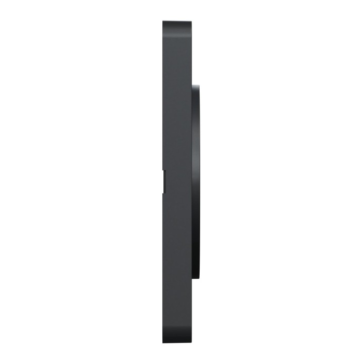 Schneider - Odace Touch - plaque aluminium brossé avec liseré anthracite 1 poste - Réf : S540802J