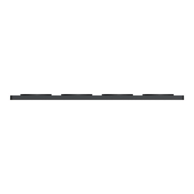 Schneider - Odace Touch - plaque anthracite - 4 postes - horiz. ou vert. - entraxe 71mm - Réf : S540808