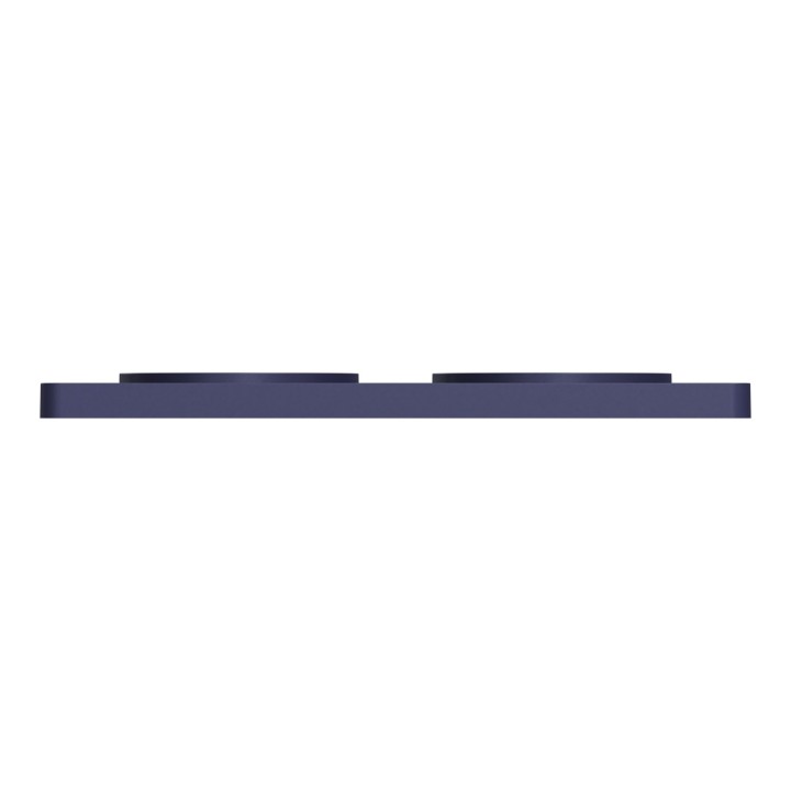 Schneider - Odace Touch - plaque - cobalt 2 postes horiz. ou vert. entraxe 71mm - Réf : S550804