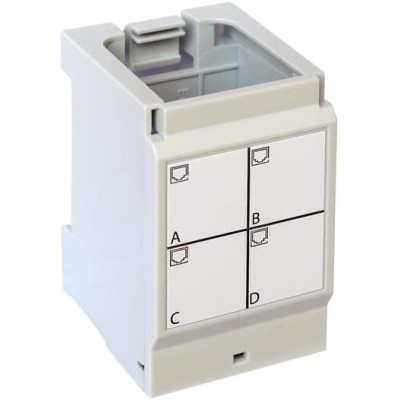 Legrand -  Support pour 4 connecteurs RJ45 LCS³ pour coffret de communication - Réf : 413180