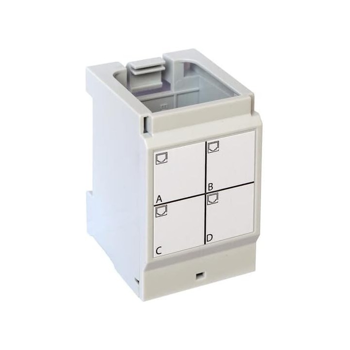 Legrand -  Support pour 4 connecteurs RJ45 LCS³ pour coffret de communication - Réf : 413180