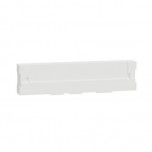 Schneider - Odace Styl - pratic - plaque blanc - porte etiquette avec bloc lumineux -1 poste - Réf : S520739