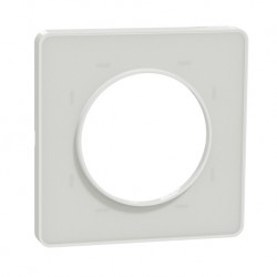 Schneider - Odace Touch - plaque Translucide - blanc - 1 poste - Réf : S520802R
