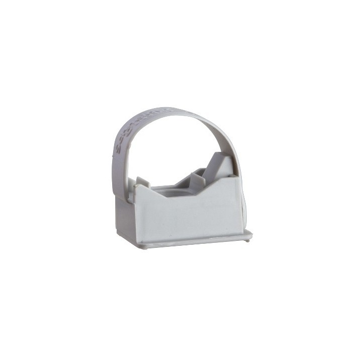 Schneider - Mureva FIX - Sachet de 100 Instalclip pour conduits Ø16 et Ø20 mm - Gris - Réf : ENN45020