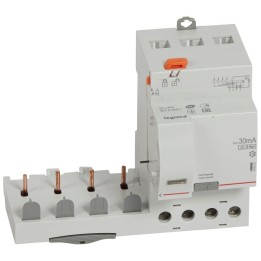 Legrand - Bloc différentiel adaptable à vis DX³ pour disjoncteur 1 module par pôle - 4P 400V~ - 40A - typeF 30mA - Réf : 410533