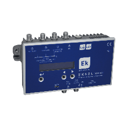 Centrale amplificateur programmable - 4 entrées - 70DB + CAG NS 131DBUV - Réf : EKSELCOMPACT