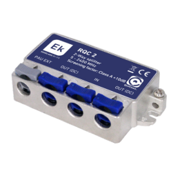 Répartiteur QuiCoax - 2 directions Classe A +10dB - Réf : RQC2