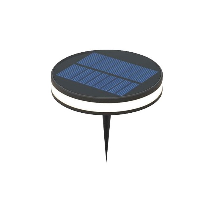 Krisane - Balise LED solaire - cylindrique - 4000K - 2W - réf : KRI30125SOL