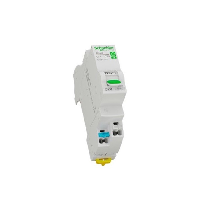 Schneider - Resi9 XE - Disjoncteur modulaire - 1P+N - 20A - courbe C - embrochable - Réf : R9EFC620