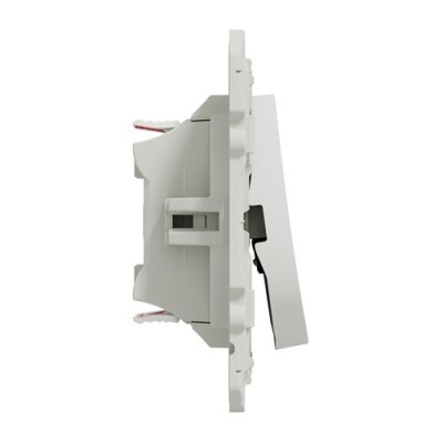 Schneider Odace - Double Interrupteur Va et Vient - Blanc - Réf : S520214