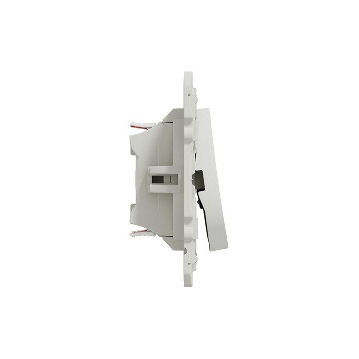 Schneider Odace - Double Interrupteur Va et Vient - Blanc - Réf : S520214