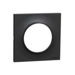 Schneider - Odace Styl - plaque Anthracite 1 poste - Réf : S540702