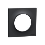 Schneider - Odace Styl - plaque Anthracite 1 poste - Réf : S540702