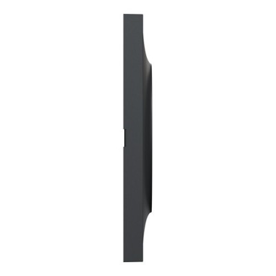 Schneider - Odace Styl - plaque Anthracite 1 poste - Réf : S540702