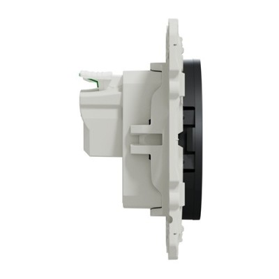 Schneider Odace - Prise De Courant 2P+T - Anthracite - Connexion Rapide - Réf : S540059
