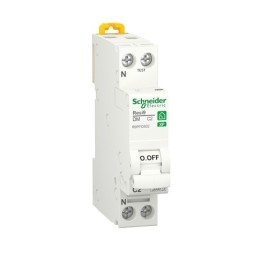 Schneider - Resi9 XP - disjoncteur modulaire - 1P+N - 2A - courbe C - peignable - Réf : R9PFC602