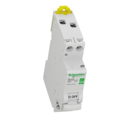 Schneider - Resi9 XP - disjoncteur modulaire - 1P+N - 2A - courbe C - peignable - Réf : R9PFC602