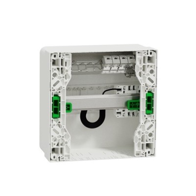 Schneider - Resi9 Coffret VDI 13M1R - grade 2TV basique - 4xRJ45 cat6 - Réf : R9H13401VDIM