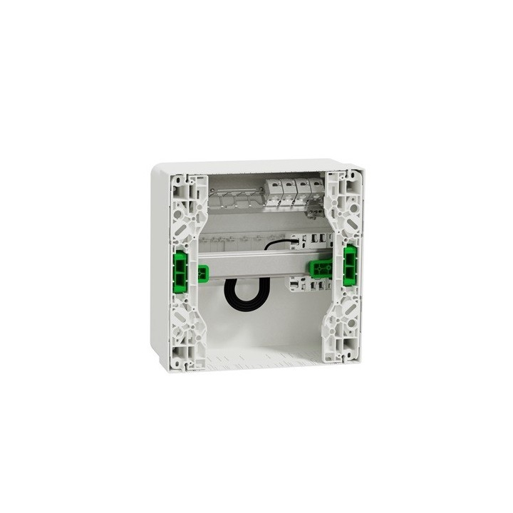 Schneider - Resi9 Coffret VDI 13M1R - grade 2TV basique - 4xRJ45 cat6 - Réf : R9H13401VDIM