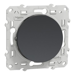 Schneider Odace - Va-Et-Vient - Anthracite - Réf : S540204