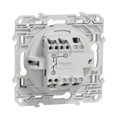Schneider Odace - Va-Et-Vient - Anthracite - Réf : S540204