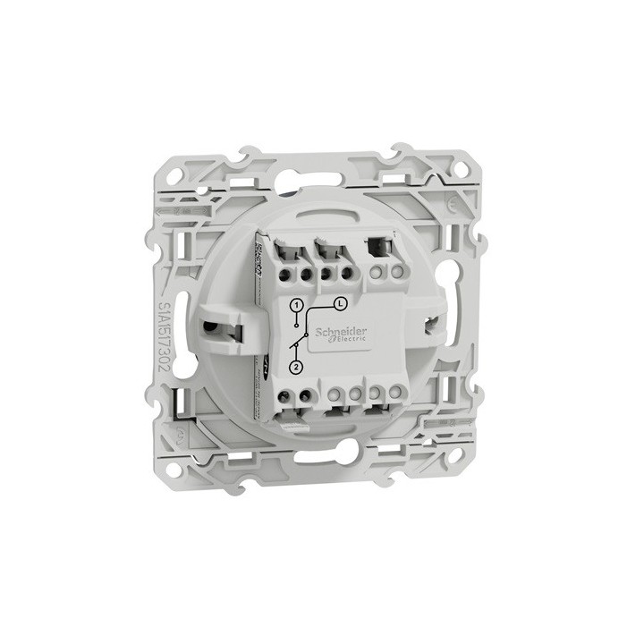 Schneider Odace - Va-Et-Vient - Anthracite - Réf : S540204
