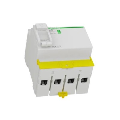 Schneider - Resi9 XP - interrupteur différentiel - 4P - 40A - 30mA - Type AC - peignable - Réf : R9PRC440