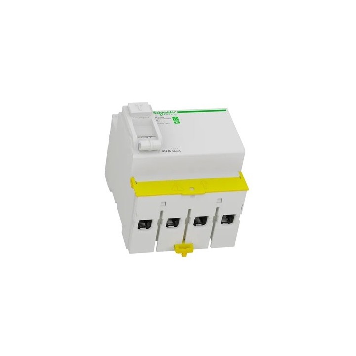 Schneider - Resi9 XP - interrupteur différentiel - 4P - 40A - 30mA - Type AC - peignable - Réf : R9PRC440