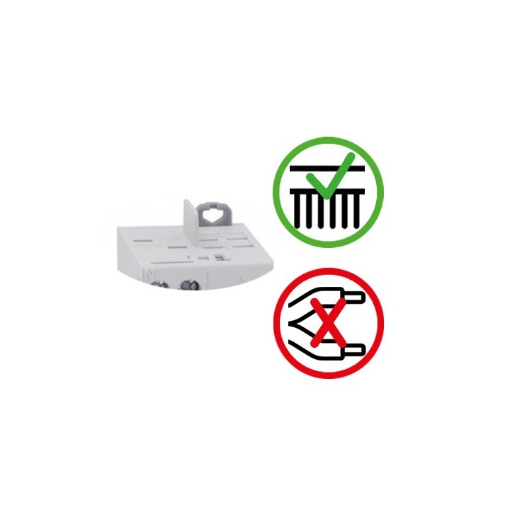 Legrand - Inter diff DX³-ID - arrivée haut à vis et départ haut auto - 2P 230V~ 63A typeA 30mA - 2 M - Réf : 411651