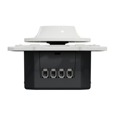 Schneider Odace - Variateur de lumière universel 2 ou 3 fils 3W 100W - Blanc - Réf : S520519