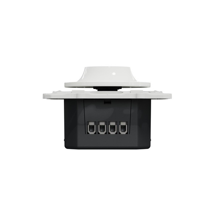 Schneider Odace - Variateur de lumière universel 2 ou 3 fils 3W 100W - Blanc - Réf : S520519