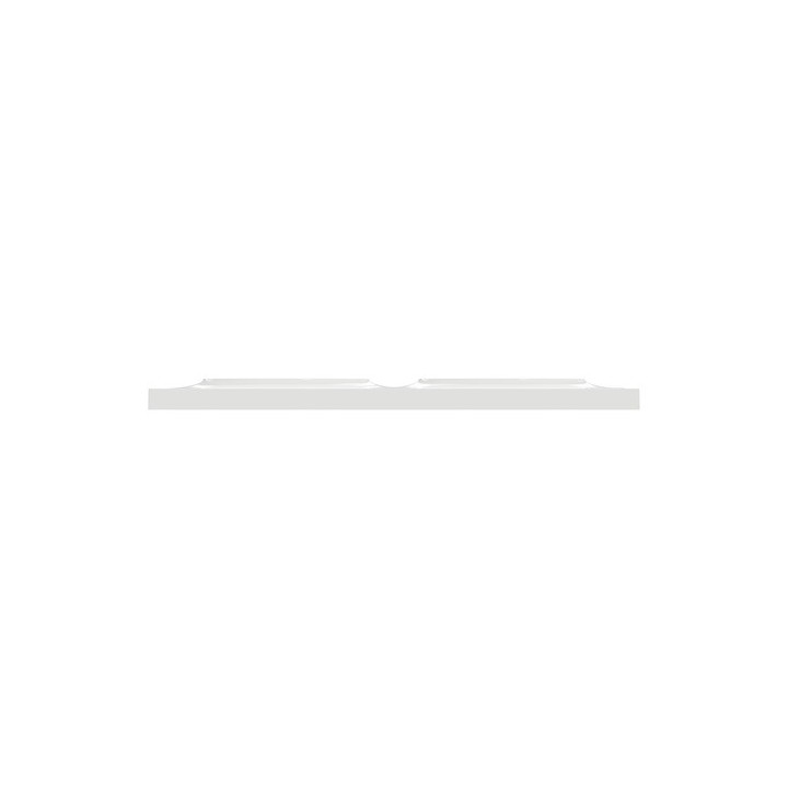 Schneider - Odace Styl - plaque - blanc - 2 postes horizontaux ou verticaux entraxe 71mm - Réf : S520704