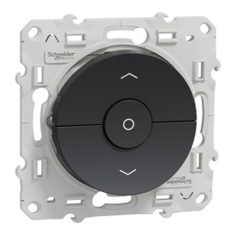 Schneider Odace - Interrupteur de volet-roulant - Anthracite - Réf : S540208