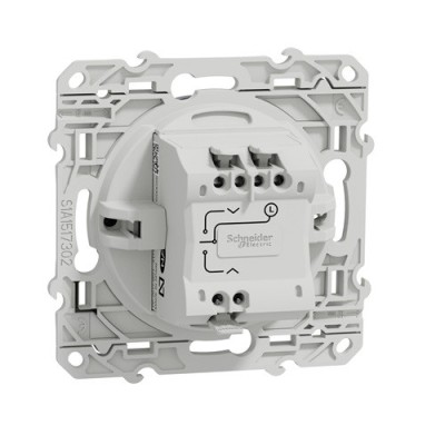 Schneider Odace - Interrupteur de volet-roulant - Anthracite - Réf : S540208