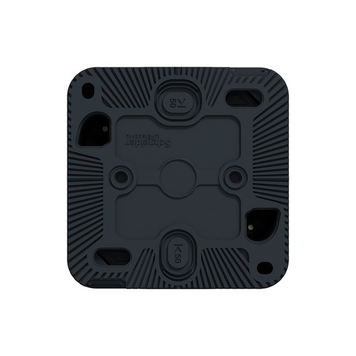 Schneider Mureva Styl - Va et vient complet saillie IP55 - Anthracite - Connexion auto - Réf : MUR35021