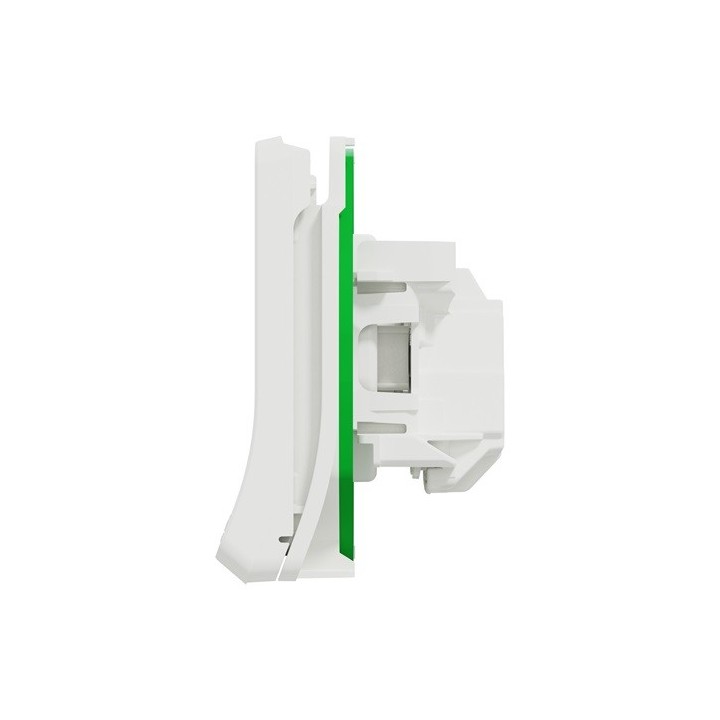Schneider Mureva Styl - Prise de courant 2P+T composable IP55- connexion automatique blanc - Réf : MUR39133