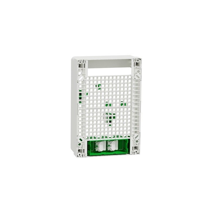 Schneider Resi9 Connect - Coffret VDI Box 13M2R - coffret support box operateur avec 2 prises - Réf : R9H13402VDIBOX