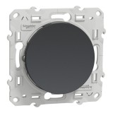 Schneider Odace - Bouton Poussoir - Anthracite - Réf : S540206