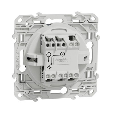 Schneider Odace - Bouton Poussoir - Anthracite - Réf : S540206