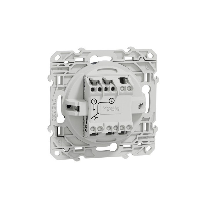 Schneider Odace - Bouton Poussoir - Anthracite - Réf : S540206