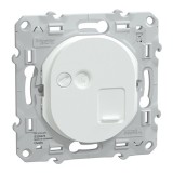 Schneider - Ovalis - prise RJ45 - cat.6 STP - réseaux VDI - grade 3 - Blanc - Réf : S320476