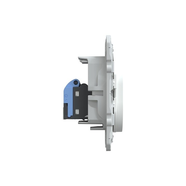 Schneider - Ovalis - prise RJ45 - cat.6 STP - réseaux VDI - grade 3 - Blanc - Réf : S320476