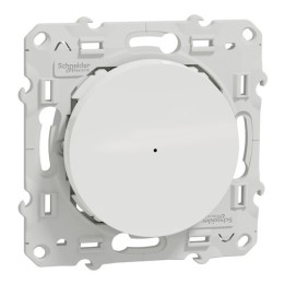Schneider - Wiser - Variateur poussoir connecté blanc - Réf : S520522W