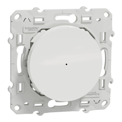 Schneider - Wiser - Variateur poussoir connecté blanc - Réf : S520522W