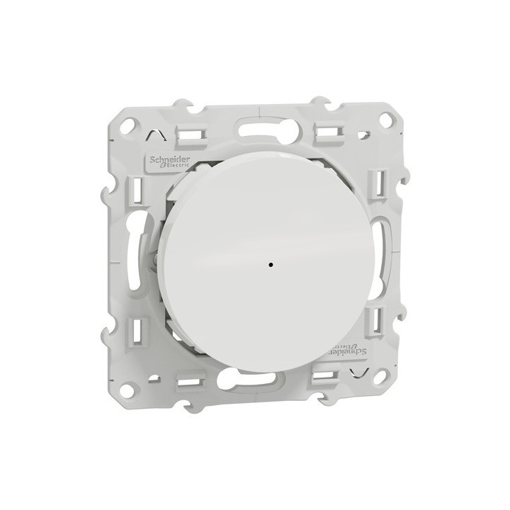 Schneider - Wiser - Variateur poussoir connecté blanc - Réf : S520522W