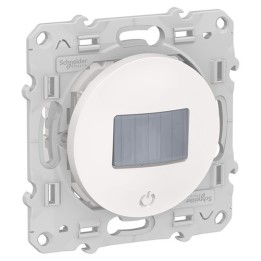 Schneider Odace - Détecteur de Présence et de Mouvement - Blanc - Toutes Charges - Réf : S520523
