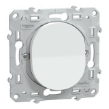 Schneider - Ovalis - bouton poussoir à fermeture - 10A    Blanc - Réf : S320206